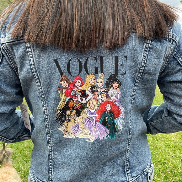 Disney Princess’s Vogue Custom Jean Jacket - Picture 1 of 10